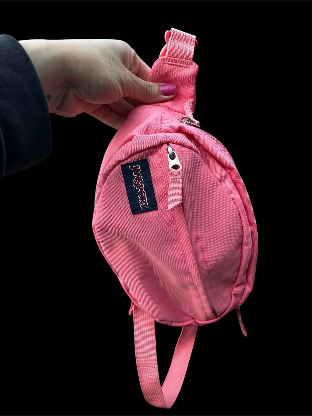 Jansport pink coral fanny bag